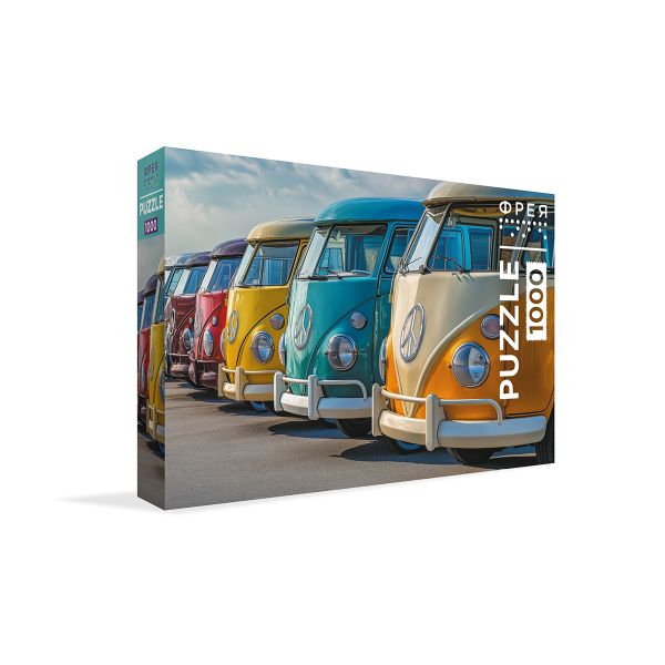 Пазл 1000 элементов, PZL-1000/95 Хиппи-караван, Фрея