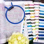 Набор для вышивания нитками LetiStitch L9916, Лунная ночь 19х29см