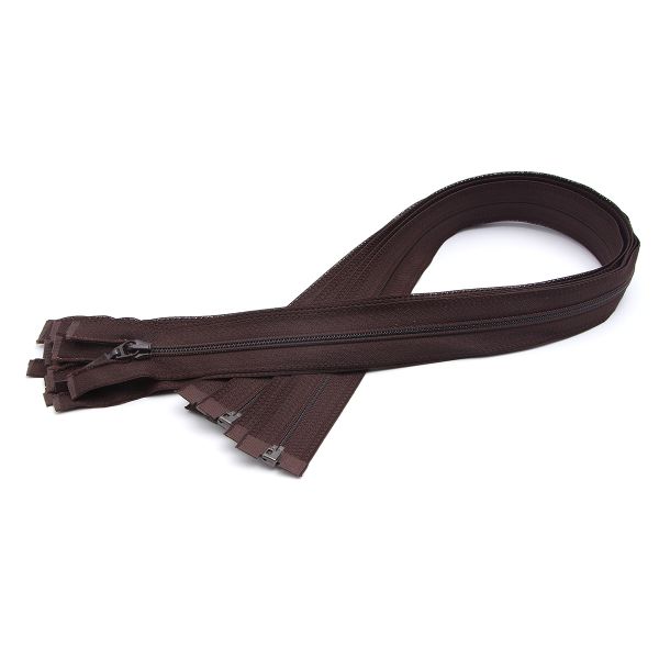 Молния спираль (витая) Arta Т5 (5 мм) 1 зам., разъем., 80 см, цв. 141 т.коричневый, уп.5 шт