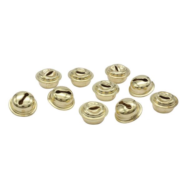 Бубенчики 16 мм, 10 шт, золотой
