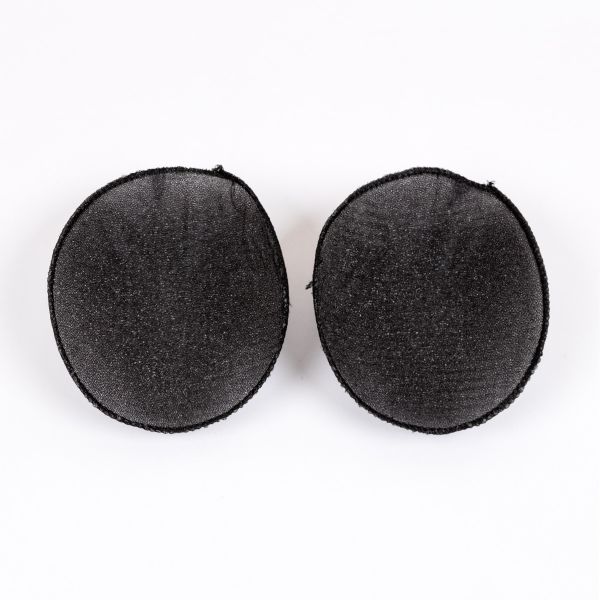 Плечевые накладки (подплечники) реглан 190х190х25 мм, 10 пар, черный, Р(ОР)-25