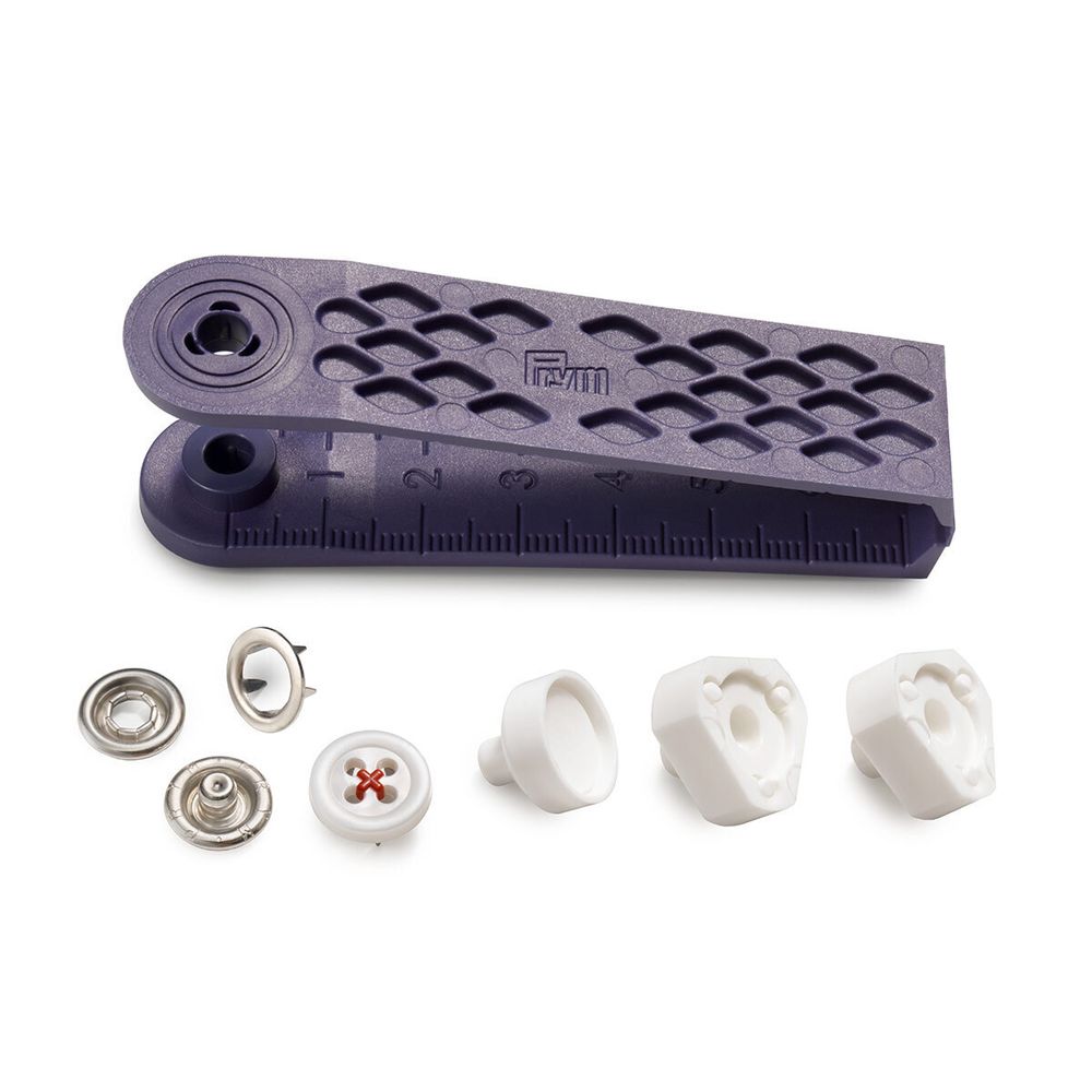 Кнопка рубашечная (джерси) имитация стежка 12.0 мм, красный Prym 390612