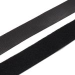 Лента контактная липучка (велкро) гибридная (2-сторонняя) 25 мм / 1 метр, 10 г/м, 6131-9007