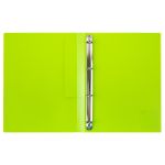 Папка на 4 О-кольцах A4 700 мкм 25 мм, 4 шт, d-17 мм, лайм EC211400021, Expert Complete