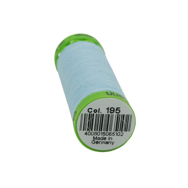 Нитки для тонких тканей Gutermann Extra Fine 150, 200м, 195 голубой лед, 5 катушек