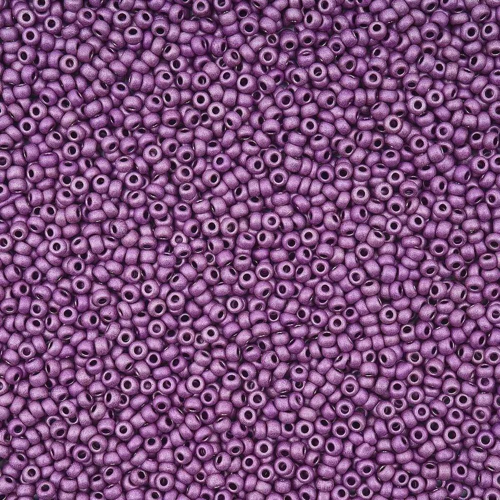 Бисер Preciosa металлик terra матовый 10/0 (2.3 мм), круг.отв., 50г, (18528)