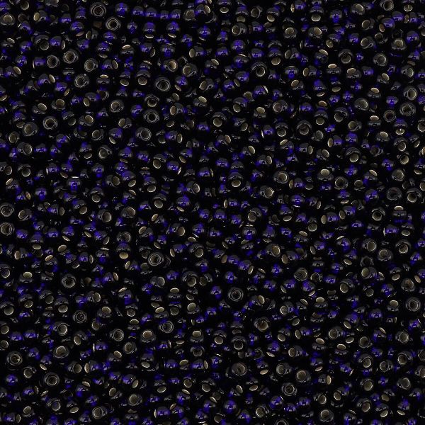 Бисер Preciosa прозрачный с серебр.центром 10/0 (2.3 мм), круг.отв, 50г, (37110)