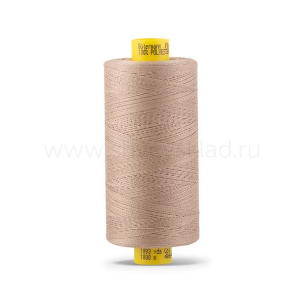 Нитка универсальная Gutermann Mara 120/2, 1000 м, 700207, 464 песочный, 1 шт