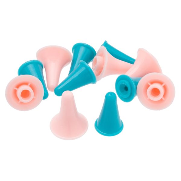 Наконечники-стопперы для спиц 1.3х1.8 см, и 1.8х2.1 см, 12 шт, 121322