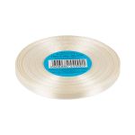 Лента атласная 1-сторонняя 6.0 мм / 33±2 метра, 075 кремовый, Gamma