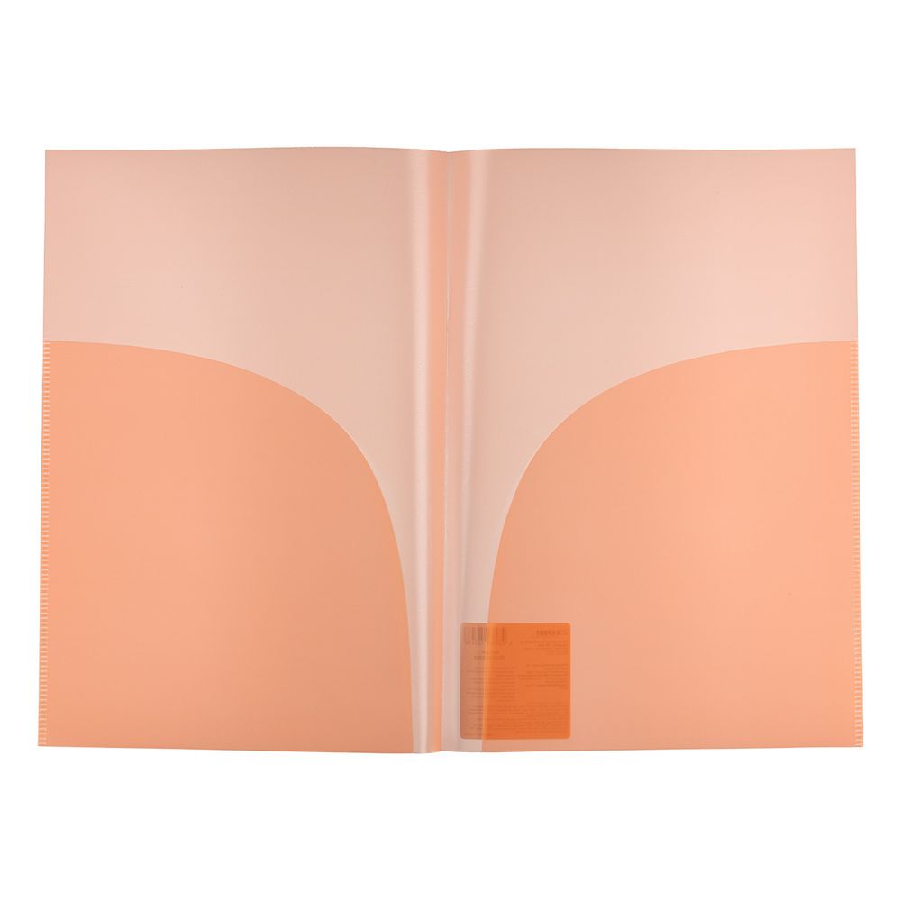 Папка-уголок (2 кармана) A4 180 мкм волокно, 20 шт, оранжевый EC210030202, Expert Complete