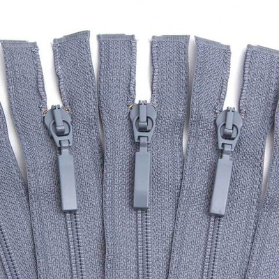 Молния спираль (витая) Arta Т5 (5 мм) 1 зам., разъем., 50 см, цв. 243 серый, уп.5 шт