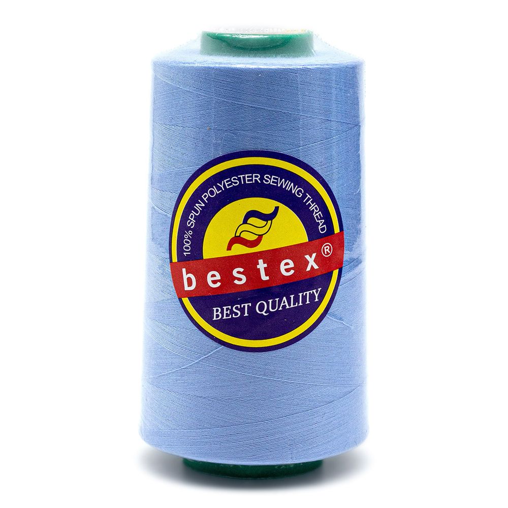 Нитки универсальные Bestex 50/2, 4570 м (5000 ярд) / 1 кат., 321 лазурно-голубой