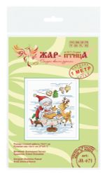 Набор для вышивания нитками МП Студия (Жар-птица), Сладкие угощения, 13х11 см