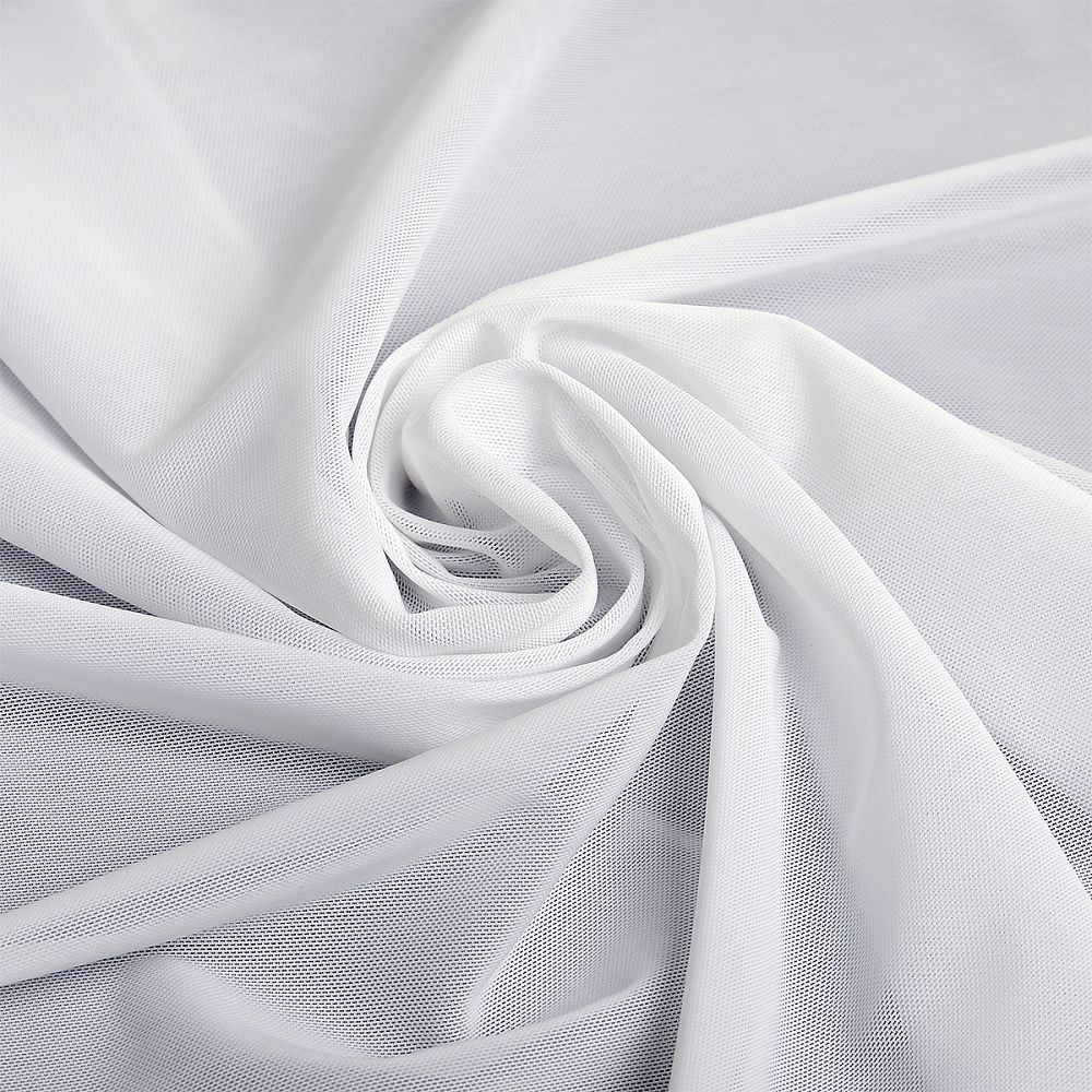 Сетка бельевая эластичная утягивающая 190 г/м², шир.152 см / 20 кг (1 кг - 3.35 метров).OLG008.001, цв.001 белый /OLG008.001/