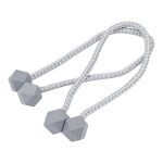 Подхваты шторные магнитные, 2 штук, серый, MTW183