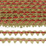 Тесьма отделочная 20 мм, 9295 цв.золото уп.13.71м