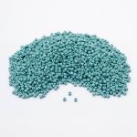 Бусины пластик 5х6 мм, цилиндр, 500 г, 014 мятный, Astra&Craft (7739890/7739298) 2141