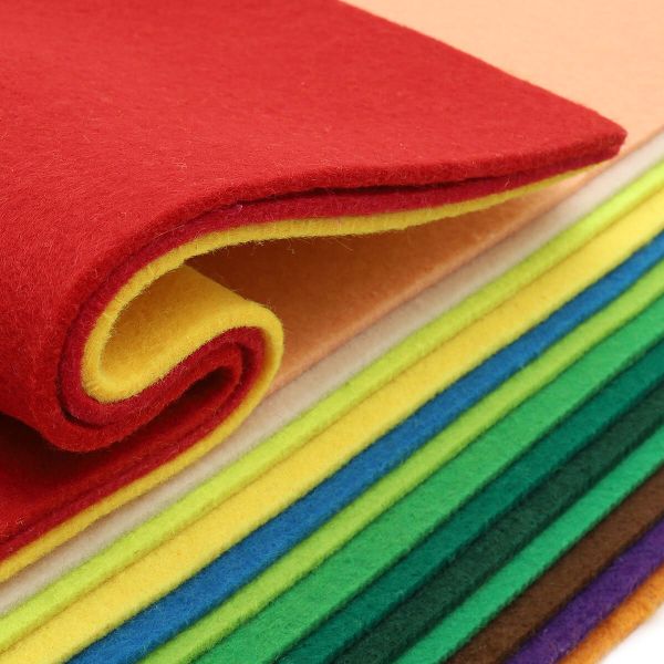 Фетр листовой мягкий ассорти 3.0 мм, 400гр, 20х30см, 16 штук Astra&Craft (1)