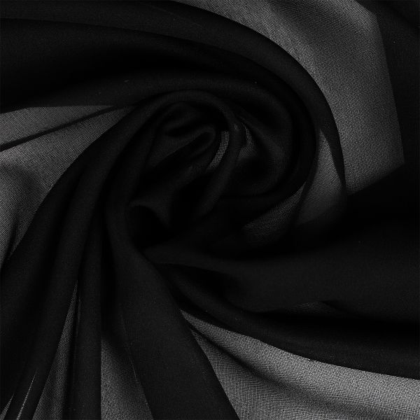 Дублерин эластичный 18 г/м², черный, шир.150см, 100м