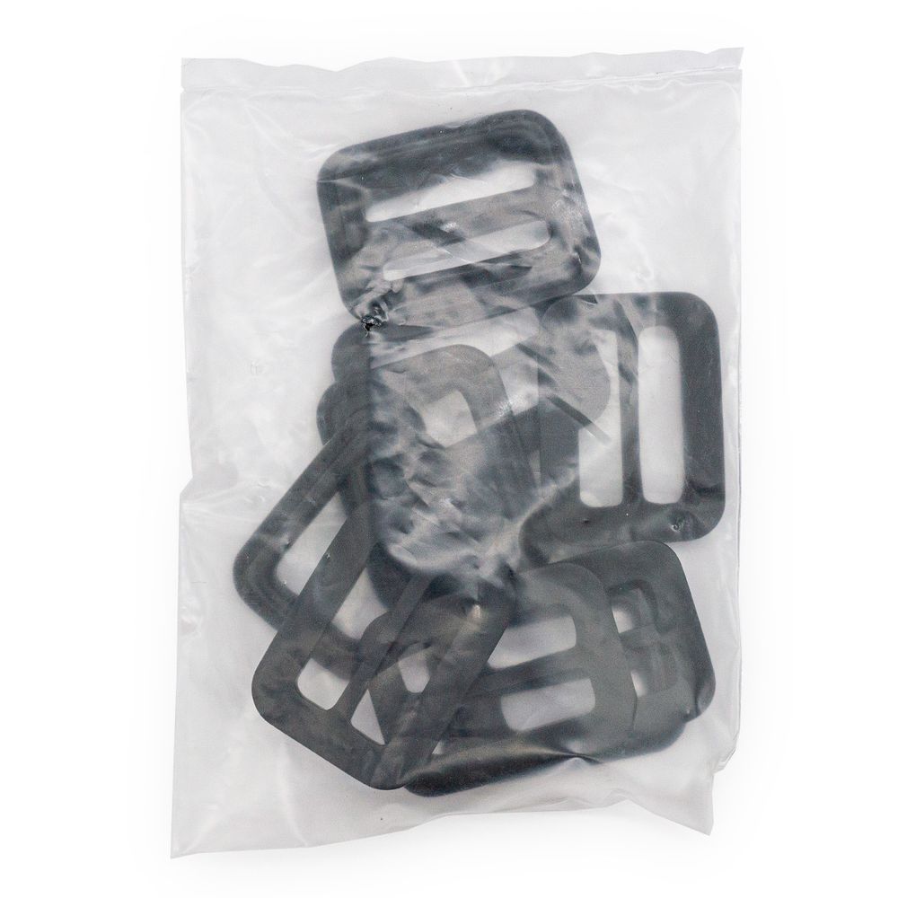 Пряжка пластиковая 30 мм, черный, П02(2.06-1460-30), 10 шт