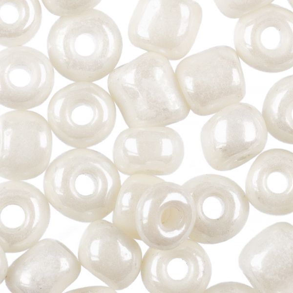 Бисер Zlatka 6/0 (4.1 мм), 100 г (10х10 г), №0963 жемчужно-бежевый, GR