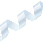 Лента атласная 1-сторонняя 25.0 мм / 22.86±1 метров, 134 св.голубой, Globus