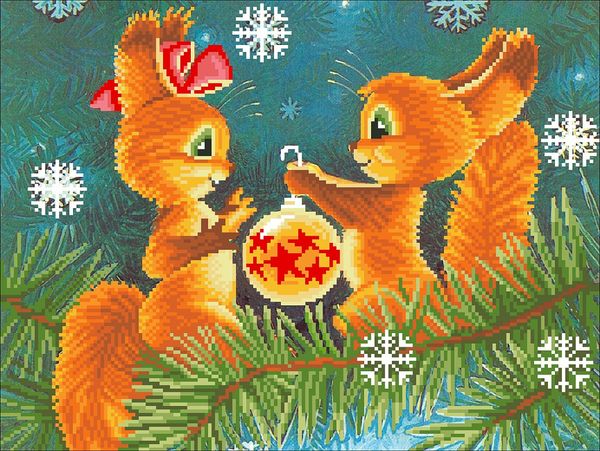 Рисунок на ткани Конек 1472 Открытка 5 30х40 см