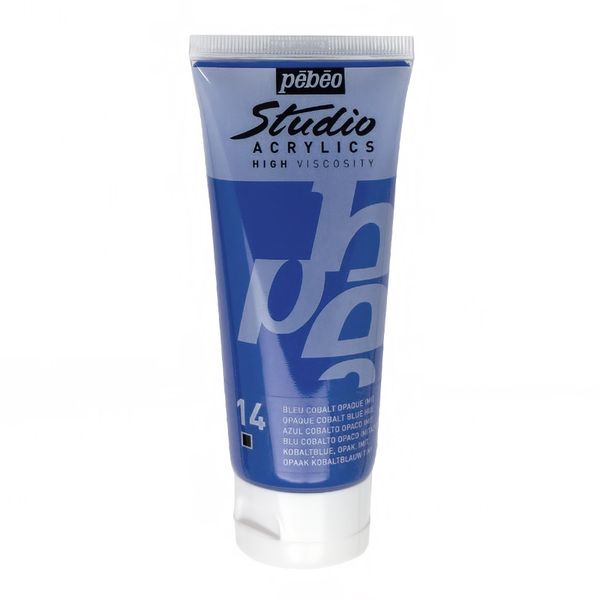 Краска акриловая Acrylics 100 мл, 831-014 кобальт синий, Pebeo