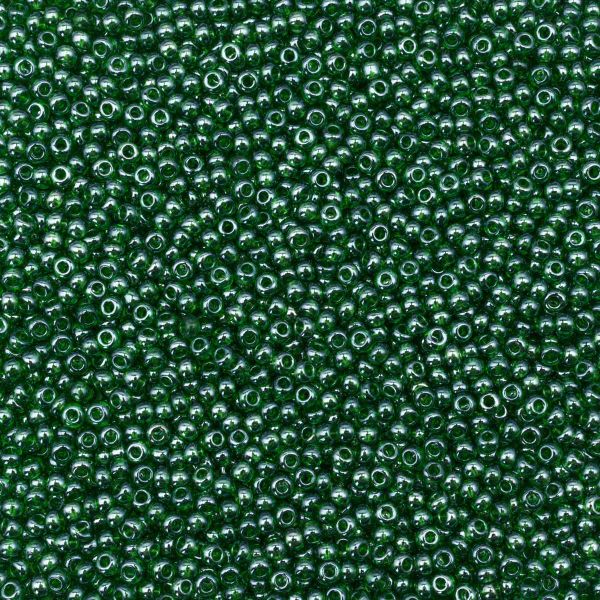 Бисер Preciosa 10/0 (2.3 мм), 500 г, прозрачный с жемчужным покрытием, круг.отв., (56120) 331-19001-10/0