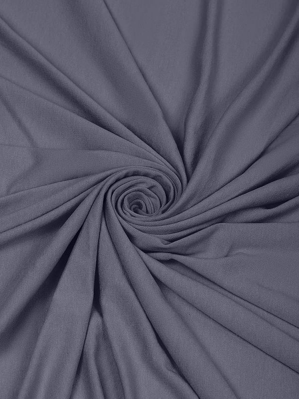 Вискоза трикотажная 240 г/м², 180 см / 1 метр, TBY.023709, светло-серый