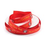 Лента репсовая (в рубчик) PREMIUM Совята, 16 мм, 22,5м (A5-038 красный)