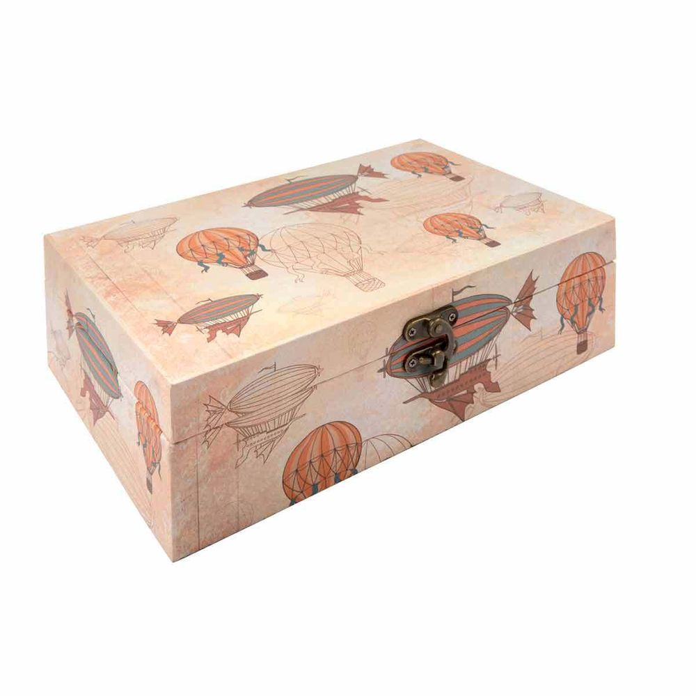 Шкатулка декоративная Сундучок 30х20х9 см, 014 Воздушные шары, Gamma DBK-011