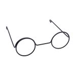 Очки для куклы металл 8х7,5см, 10 шт в упак, черный