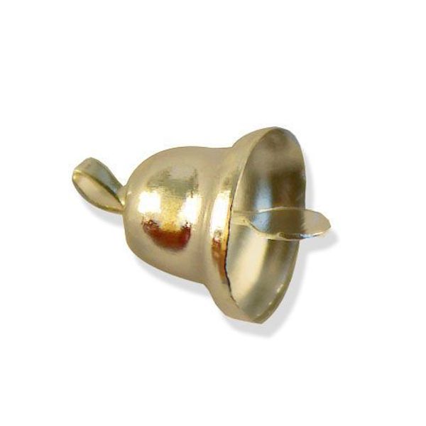 Колокольчики 10 мм, декоративный, упак., 10 шт, Астра, золото