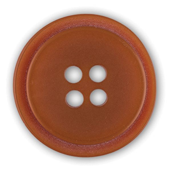 Пуговицы 4 прокола костюмные 15 мм, 24 шт, D102 терракотовый, Gamma OXG 0002