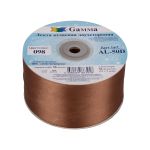 Лента атласная 2-сторонняя 50.0 мм / 33±2 метра, 098 т-коричневый, Gamma AL-50D