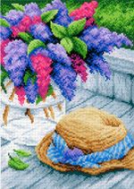 Набор для вышивания нитками МП Студия, Июньский вечер, 30х40 см