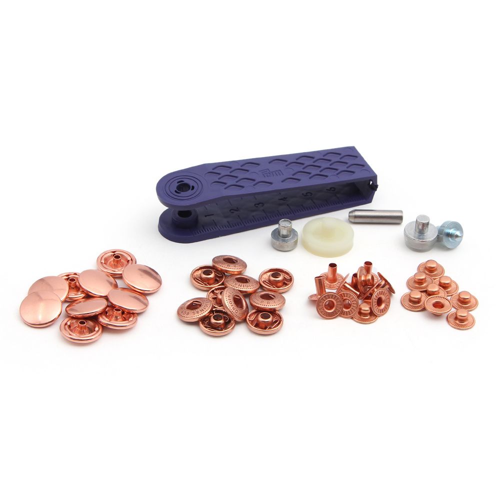 Кнопка Альфа (S-образная) ⌀15.0 мм, 10 шт, латунь, медный, 10 шт, Prym