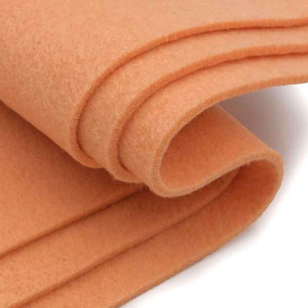 Фетр листовой мягкий 3.0 мм, 400гр, 20х30см, 3 штук Astra&Craft (AF822/YF652 бежевый)