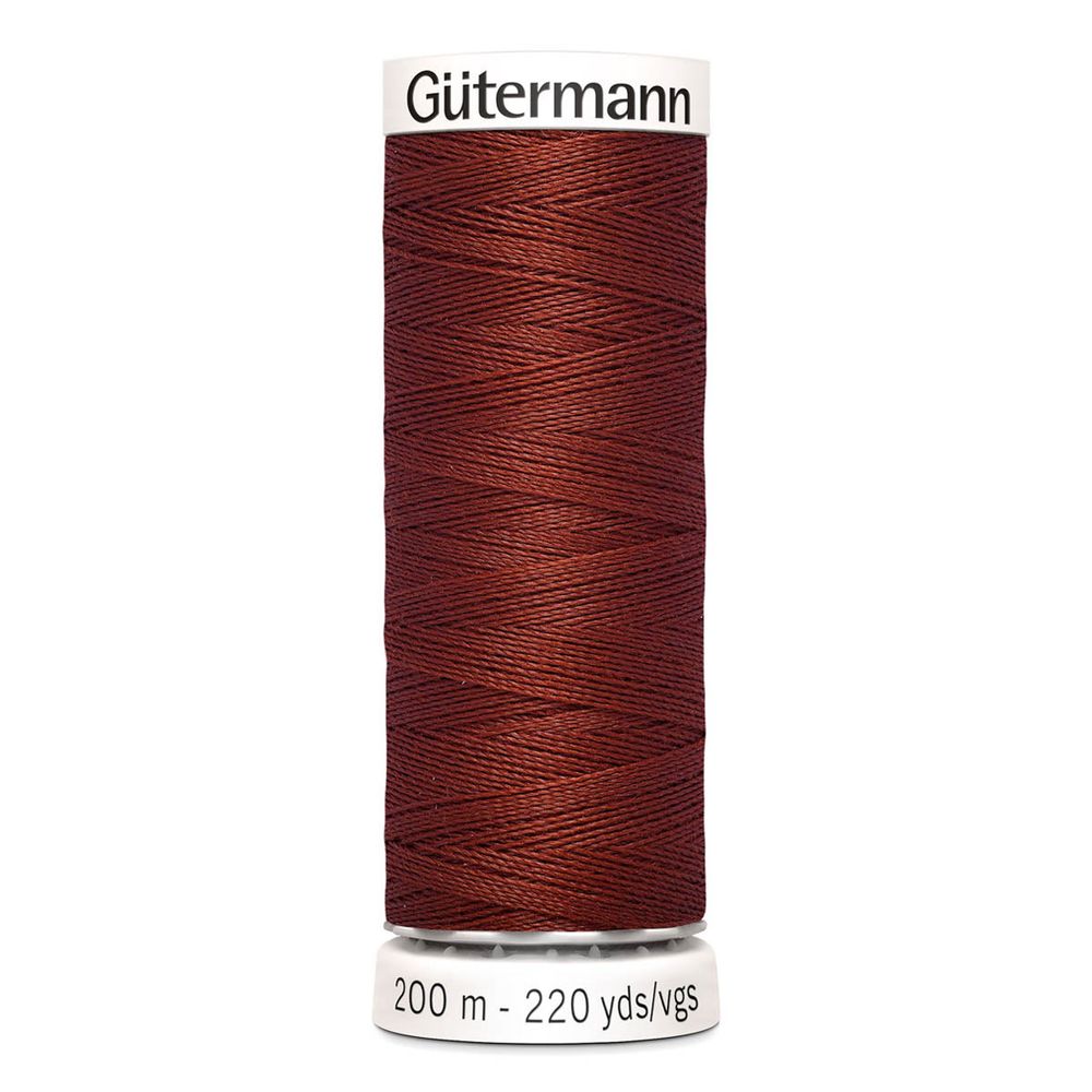 Нитки универсальные Gutermann Sew-all 100 (200 метров), 5 кат. | 227 коричнево-кирпичный