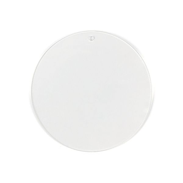 Заготовка пластиковая Круг, ⌀9 см, 10 шт, плоский, PLB-015 Love2art