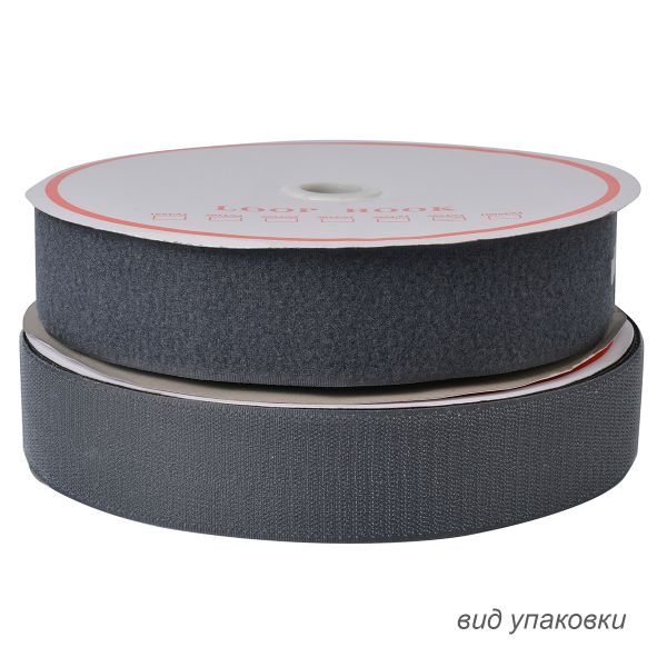 Лента контактная липучка (велкро) пришивная 50 мм / 25 метров, F267 (С889) бл.зеленый, /пара/, кач.