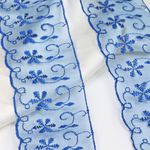 Кружево капроновое 65 мм / 13.7 м, TBY 30011, цв.040 синий, Kruzhevo