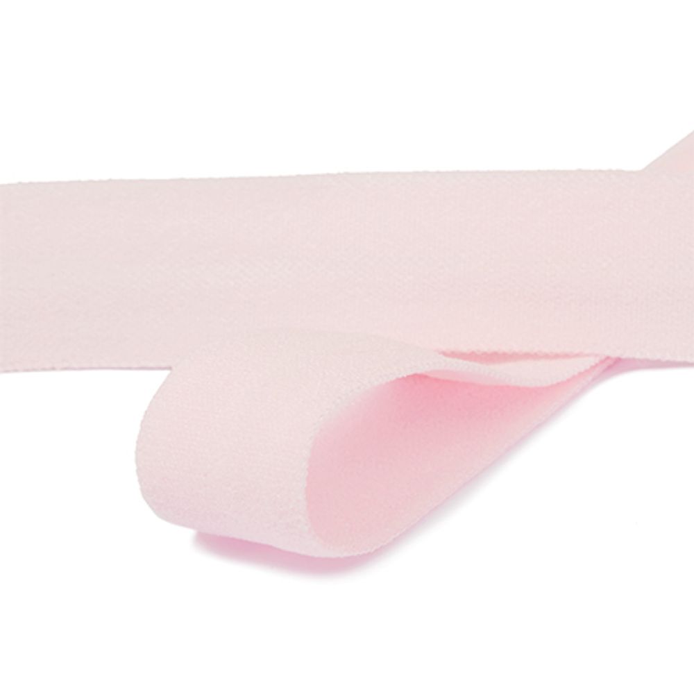 Резинка бельевая (окантовочная) матовая 15 мм / 50 метров, F133 нежно-розовый