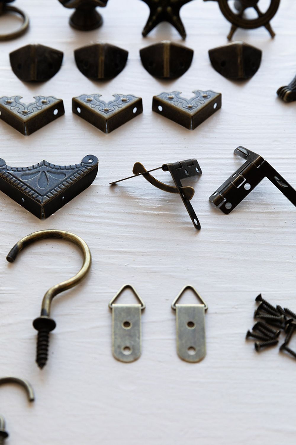 Петля для шкатулок 2.4х1.6 см, 10 шт, 01 золото, Mr.Carving