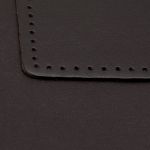 Заплатки пришивные из кожи, прямоугольник 8х12,7см с перфорацией, 2 шт, 100% кожа, 03 темно-коричневый, 9123