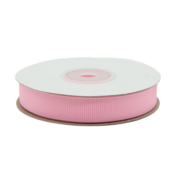 Лента репсовая (в рубчик) 12.0 мм, 18.28м, (аналог 7702720) (011 розовый)