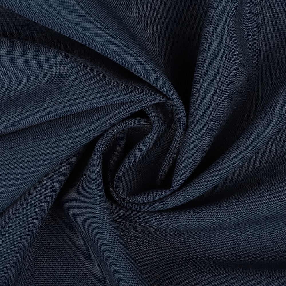 Габардин 180 г/м² (270 г/п.м.), 150 см / 3 метра, 193810 цв.718 черно синий