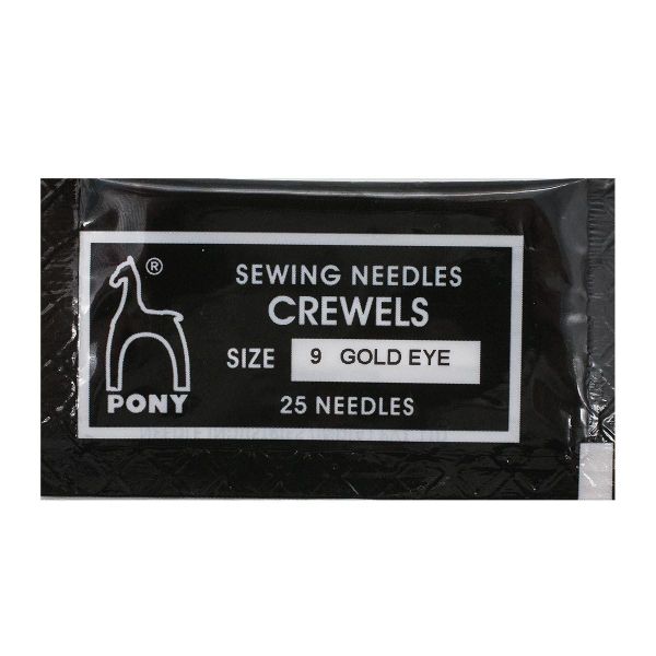 Иглы ручные для вышивания и бисера №9,25 шт, Pony